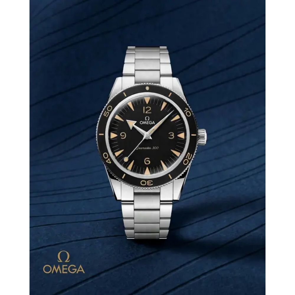 Omeg_ga Seamaster 300 Co-Axial Master Chronometer silver Black