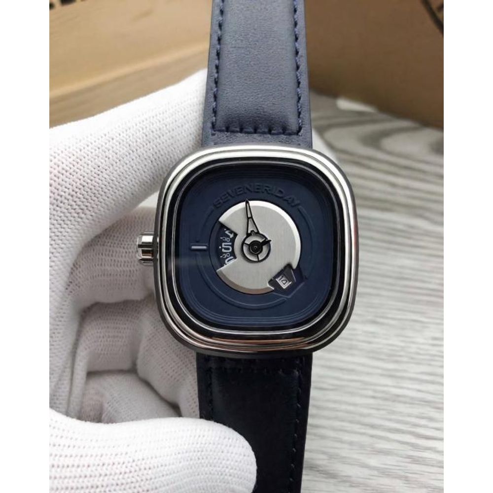 Seven Friday PE201 Blue Silver Blue Dial