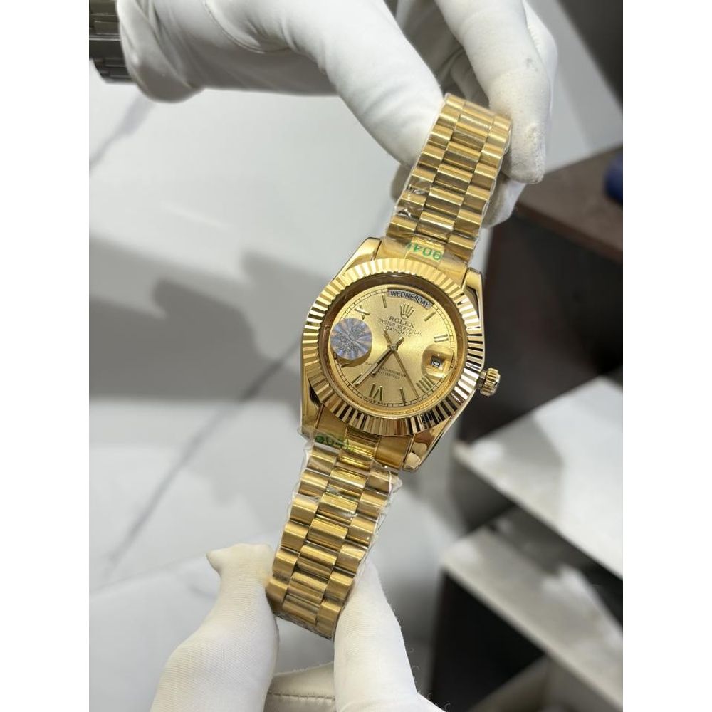 ROLE EX DAY DATE GOLD GOLD AUTOMATIC HEAVY 464