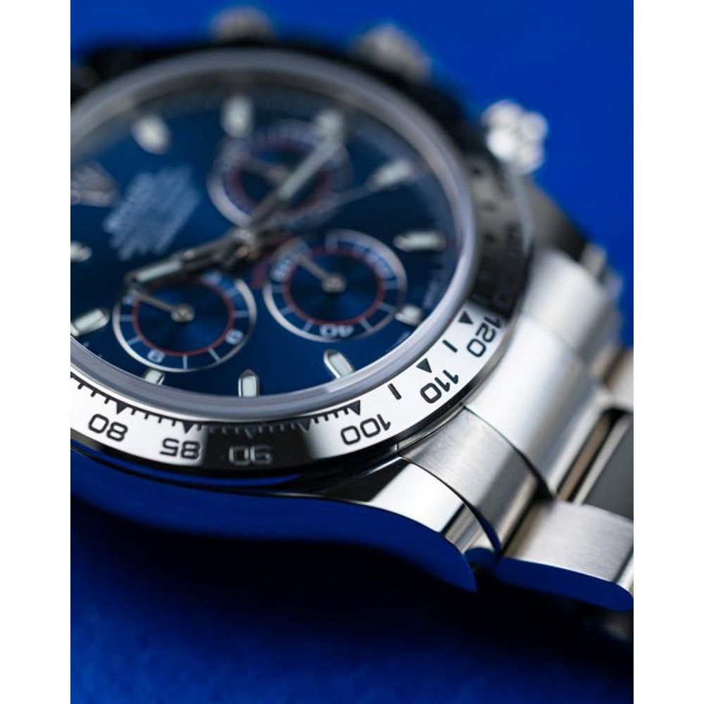 Rolee_x Oyster Perpetual Daytona Chosmograph Silver-Blue