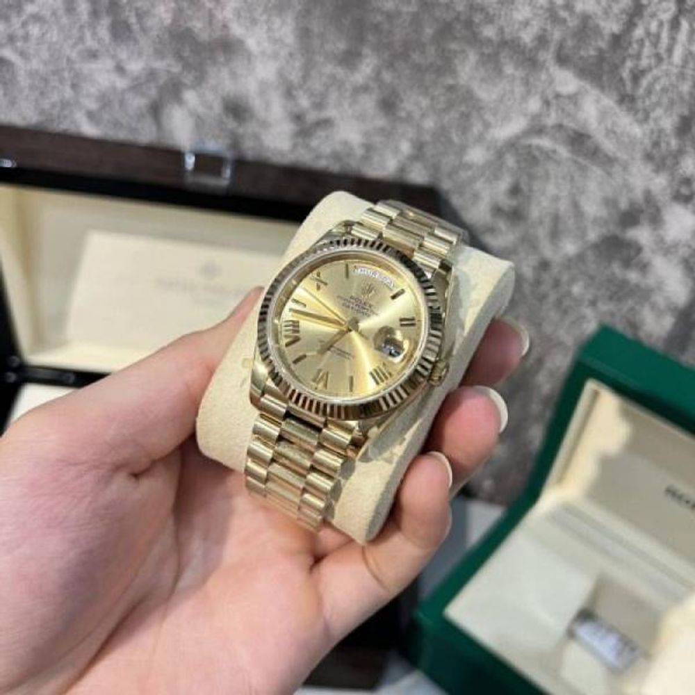 ROLE EX DAY DATE GOLD GOLD AUTOMATIC HEAVY 464