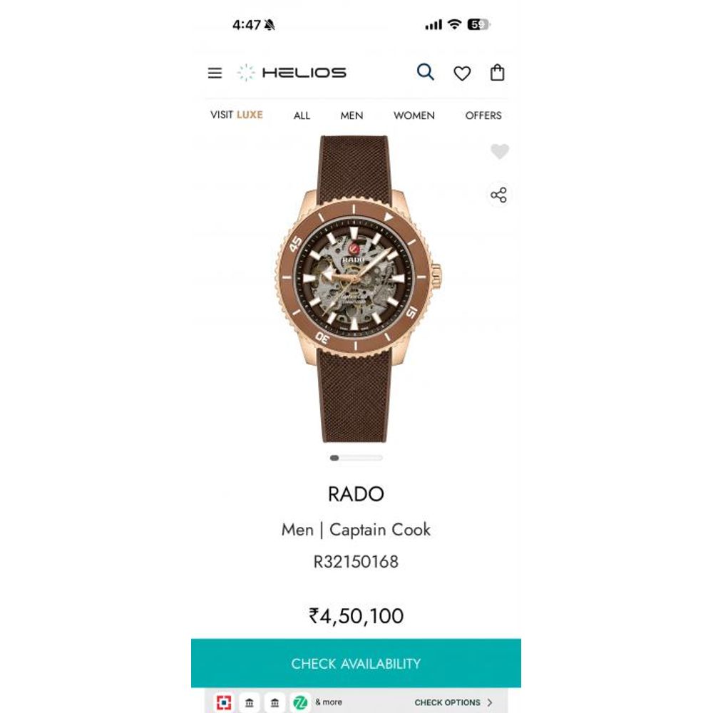 Raddo Captain Cook Automatic brown