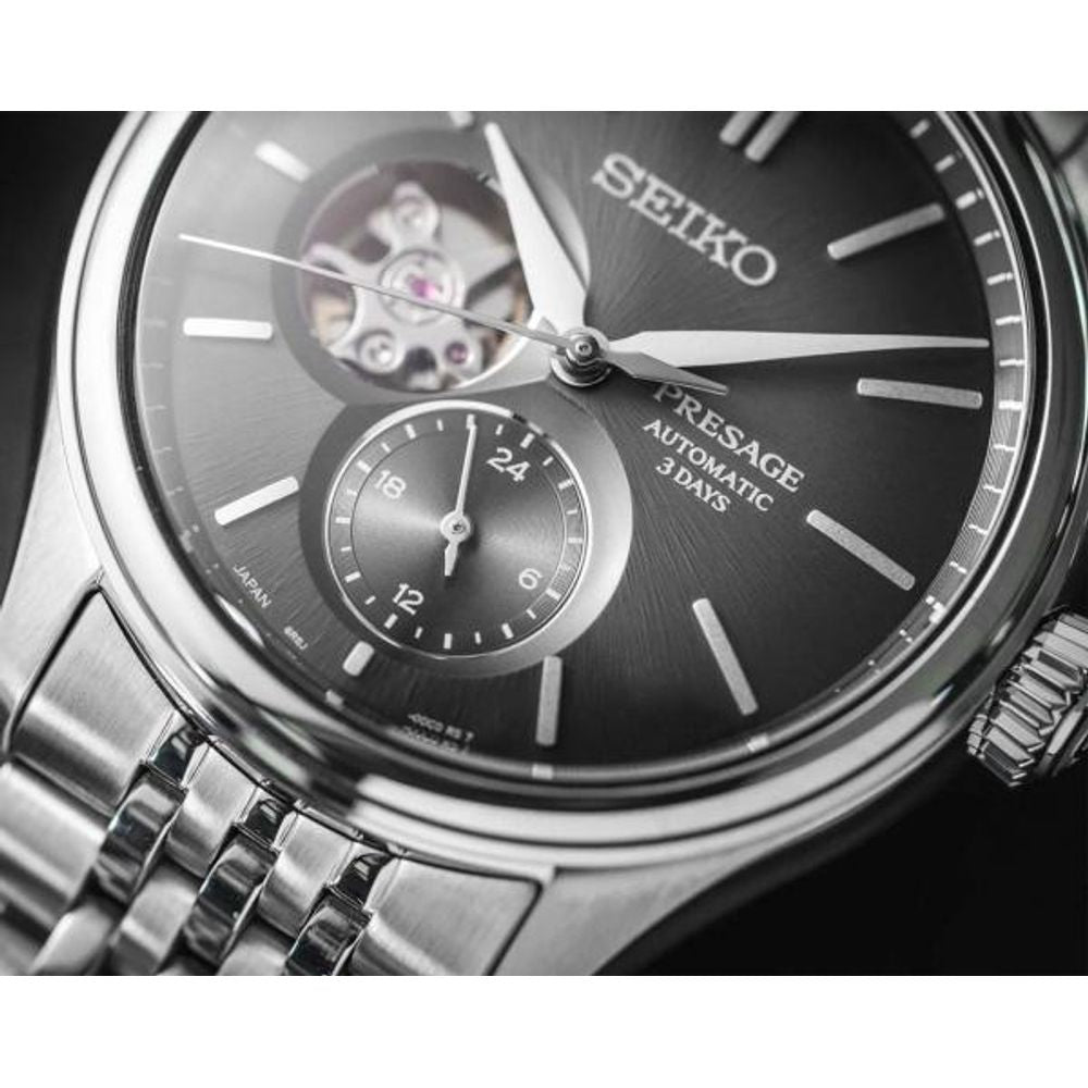 Seiko presage SPB471 Automatic silver Black
