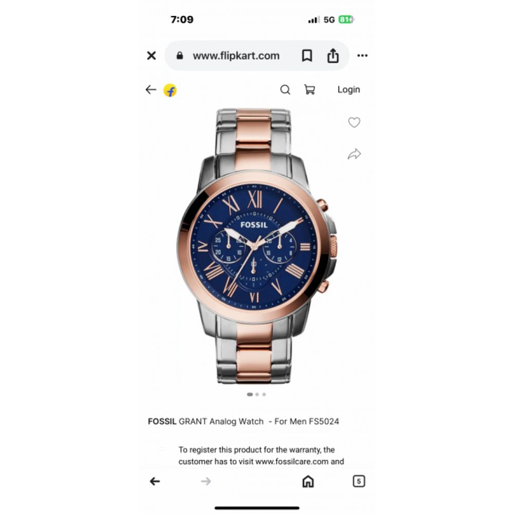 Fossi Grant FS5024 1st Quality Premium watch