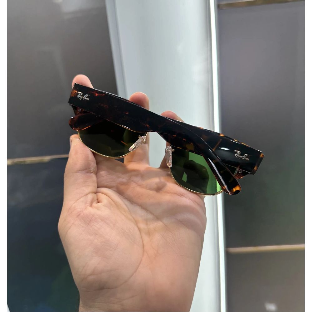 RayBan Tiger Green Clubmaster Premium Shades 0316