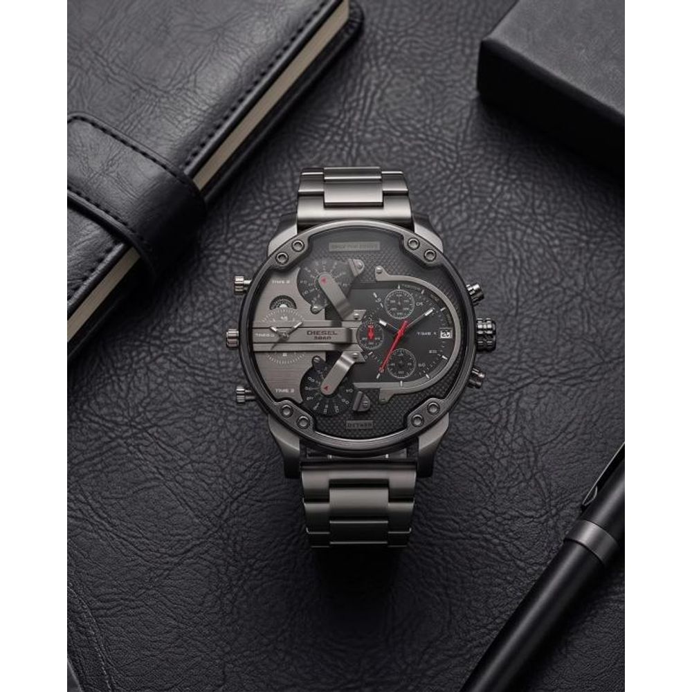 Diesal Mr. Daddy 2.0 Chronograph Watch Japan watch heavy quality