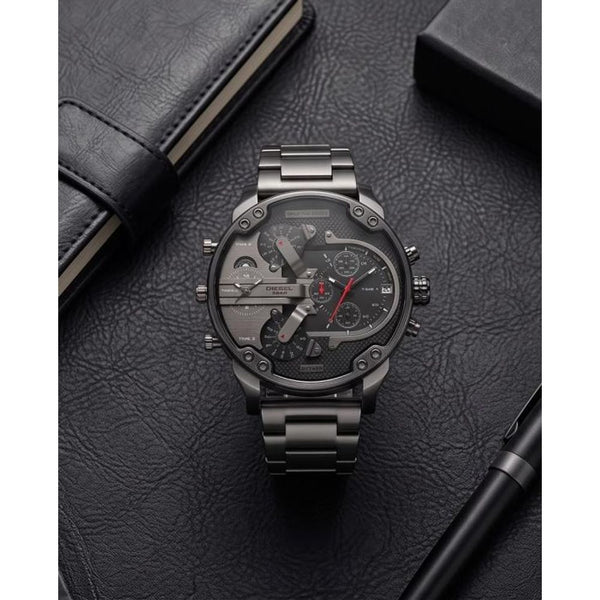 Diesal Mr. Daddy 2.0 Chronograph Watch Japan watch heavy quality