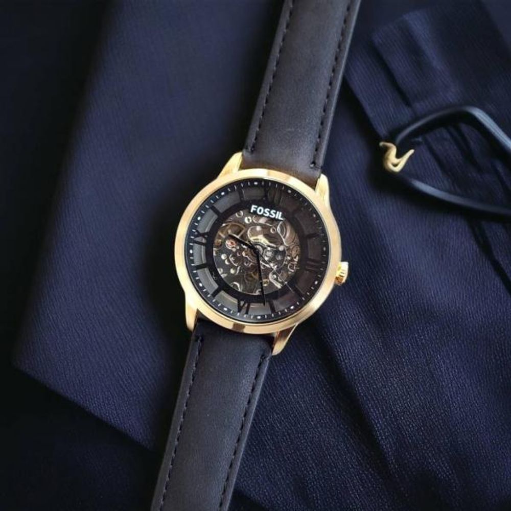 Fossii_l Townsman Black Gold black  Automatic