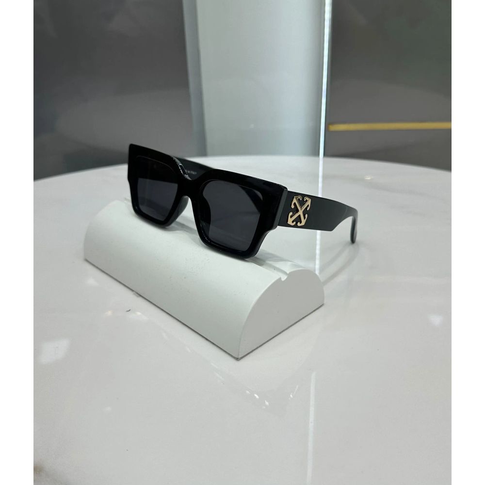 Off Whit e All Black Big Premium Shades 1128