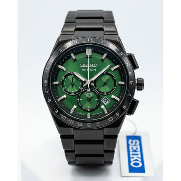 Seiko Astron Black Green Dial