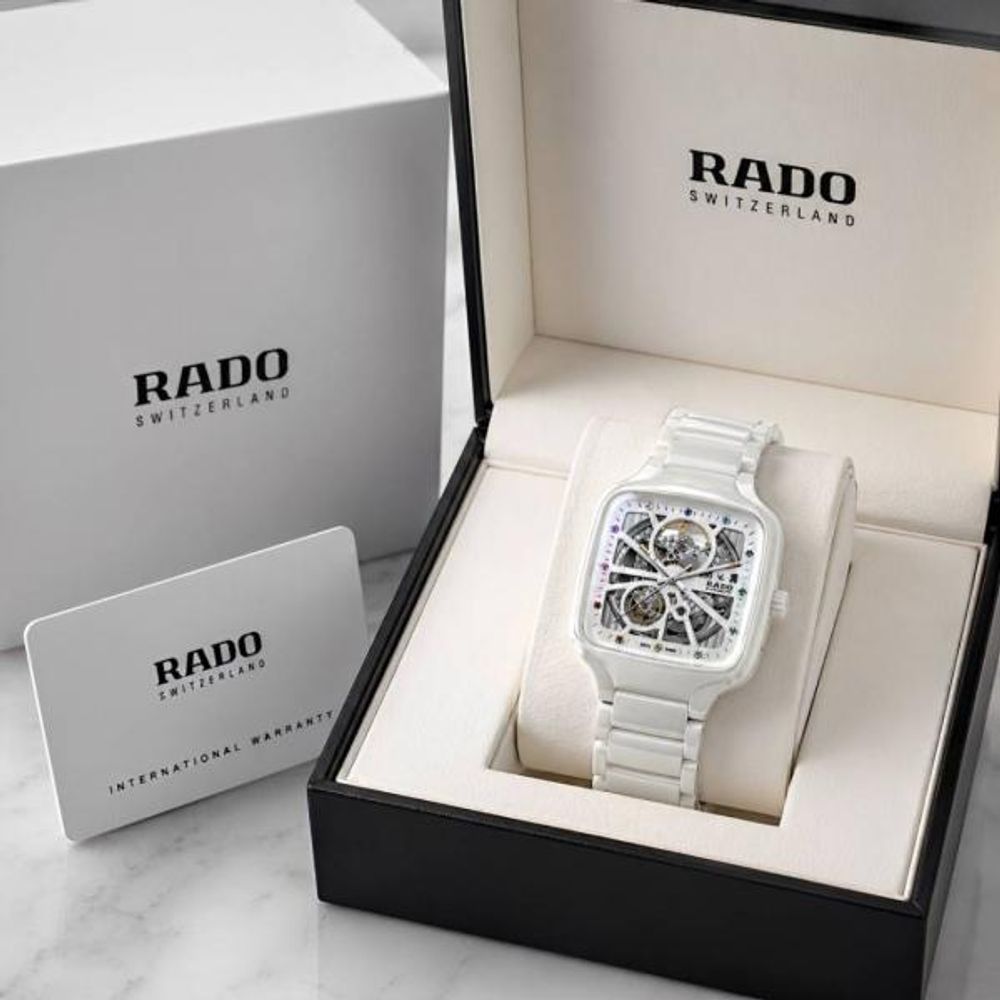 Radd_oTrue Square ceramic Automatic Open Heart Rainbow
