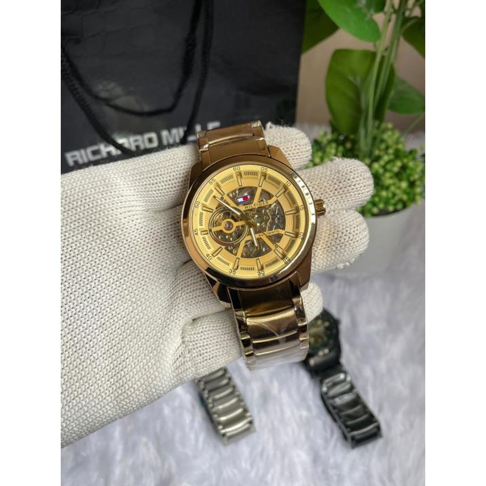 Tommyy Hilfiger Automatic C Full Gold AT147C