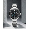 Tag_g Heuee_r aquaracer professional 300m date automatic japan zik zake line silver Black
