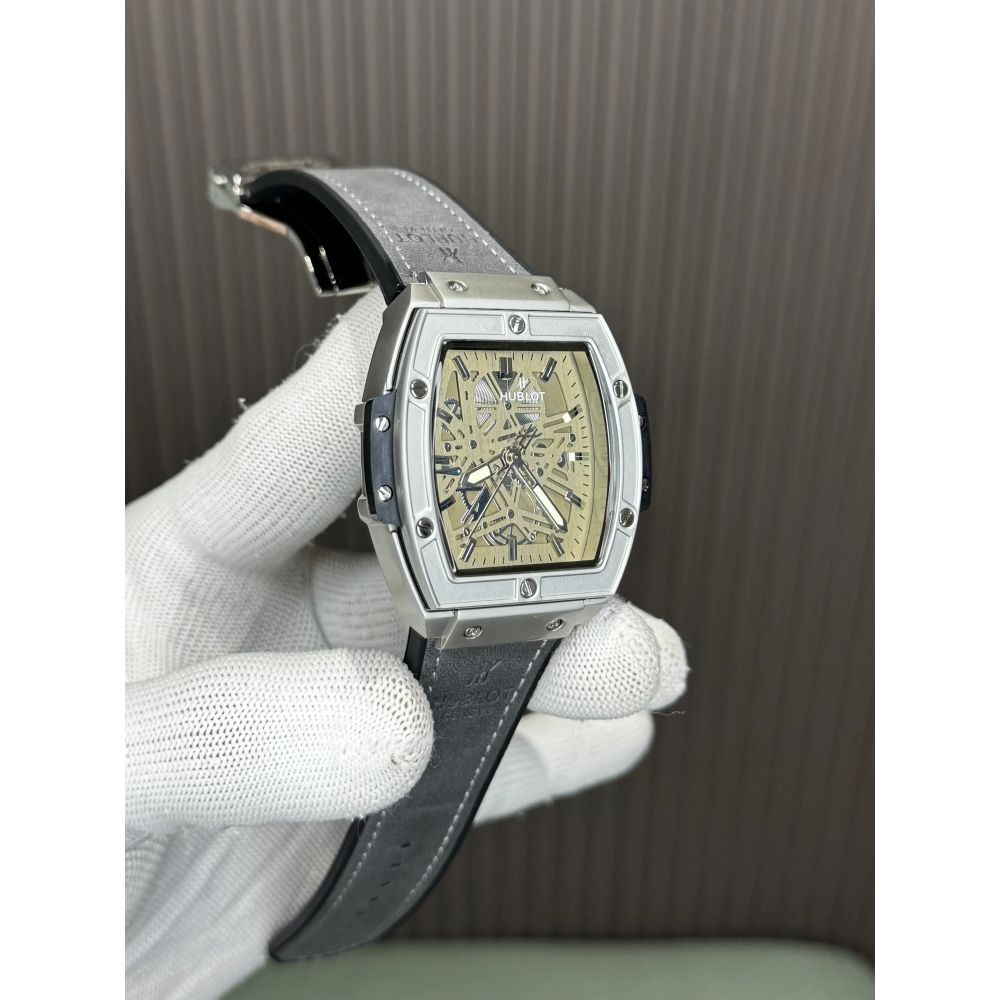 Hublo t Big Bang Grey Beige Quartz Premium Watch