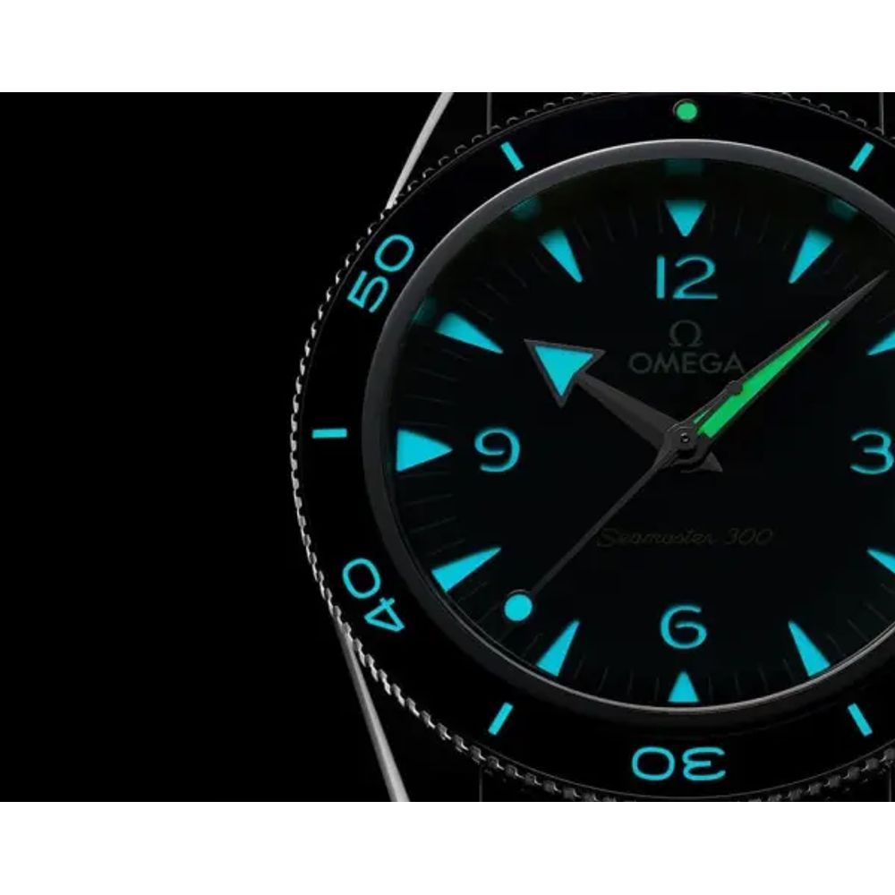 Omeg_ga Seamaster 300 Co-Axial Master Chronometer silver Black