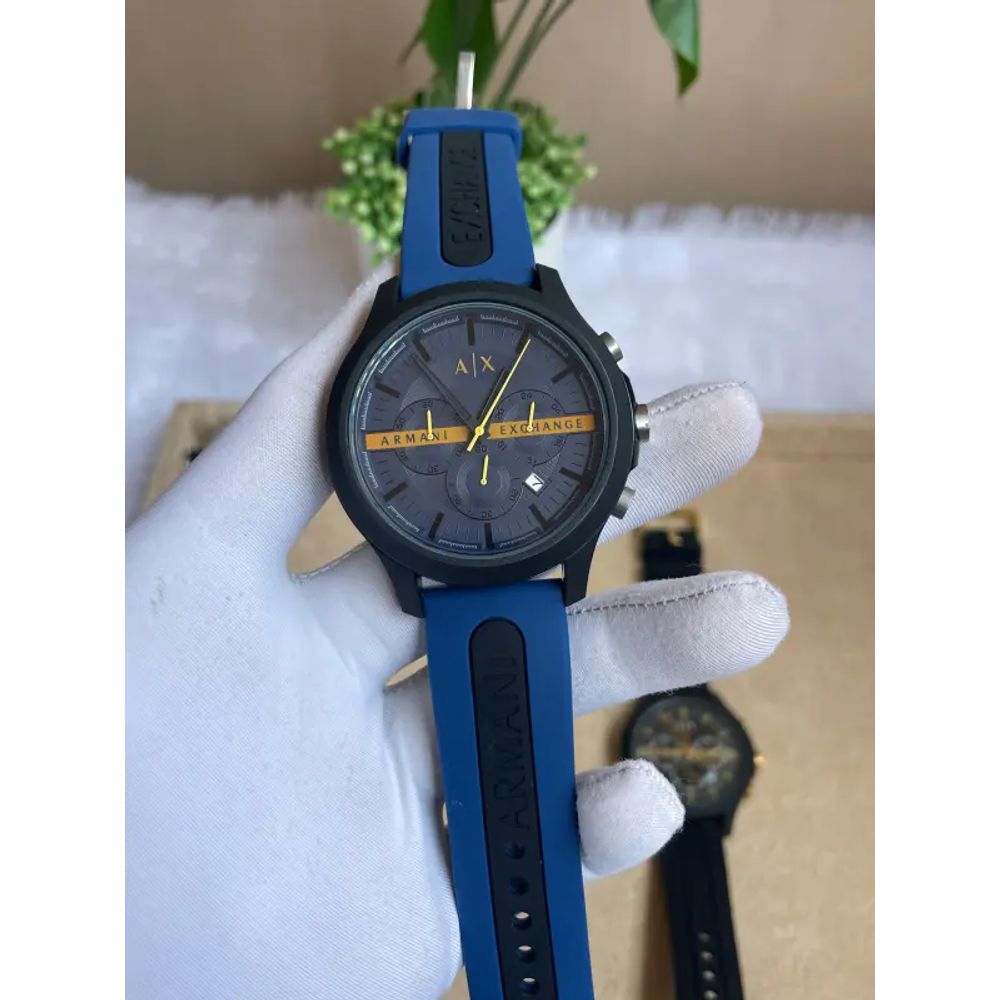 ArrWa%! Exchage AX2436 Chronograph Blue AT525