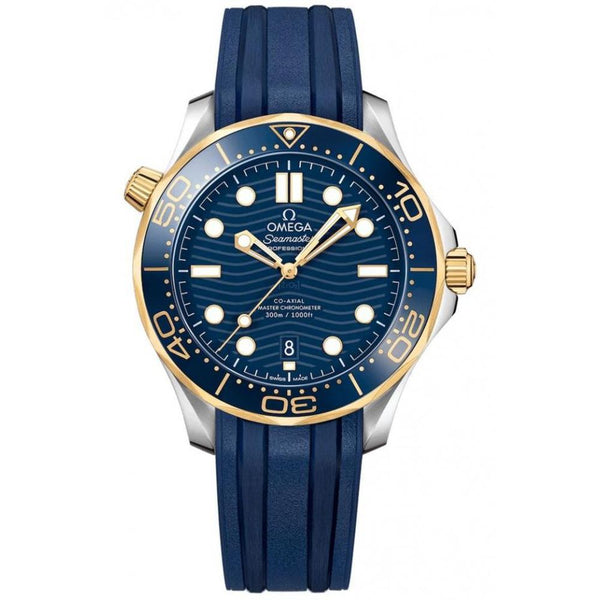 Omegg_a Seamaster Diver 300M Automatic Blue-Gold-Blue