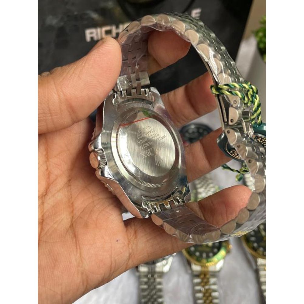 ROLLEX GMT MASTER 2 SILVER GREY BLACK DIAL AT462