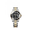ROLLEX SUBMARINER TT GOLD BLACK ZR HVY 33