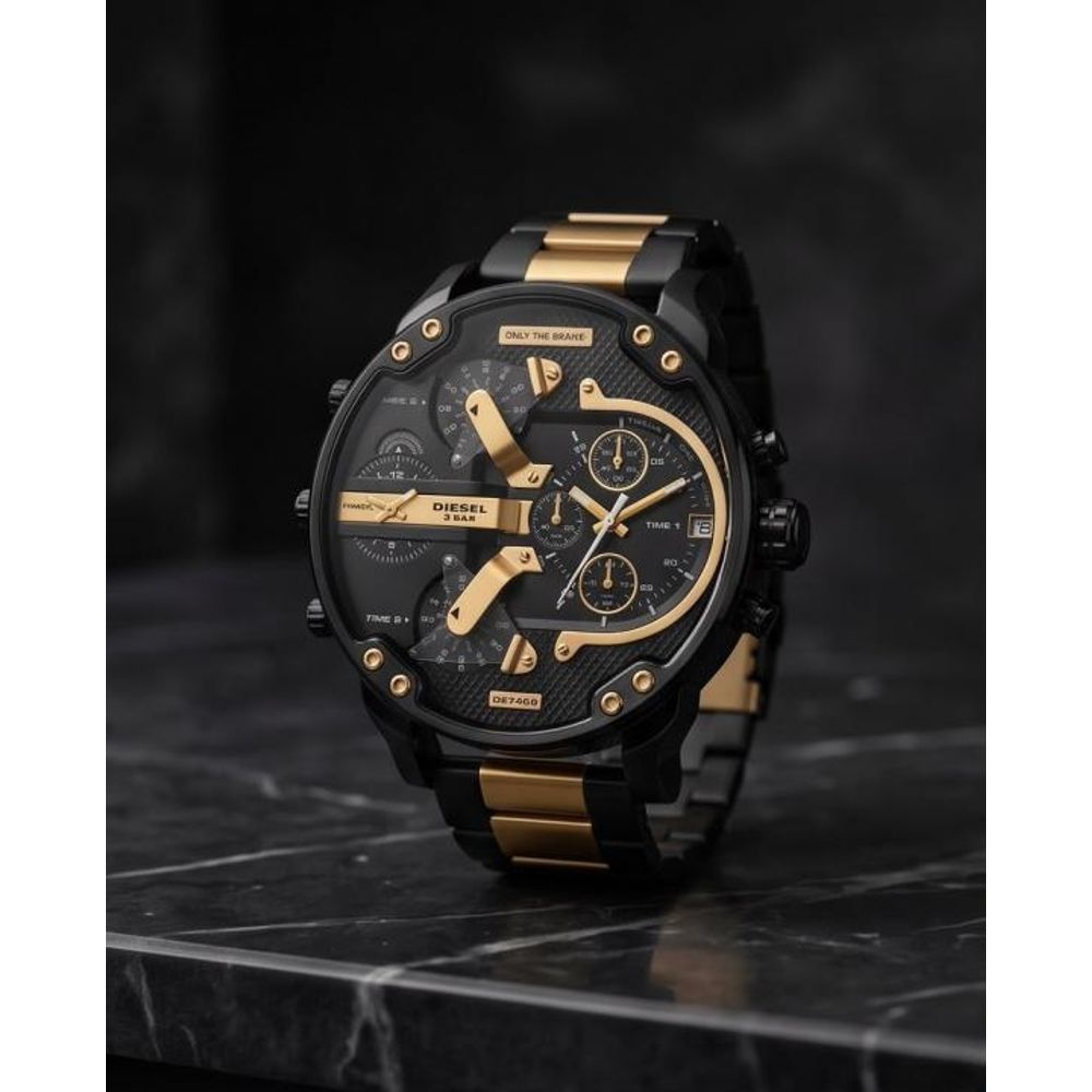 Diesal Mr. Daddy 2.0 Chronograph Watch Japan watch heavy quality