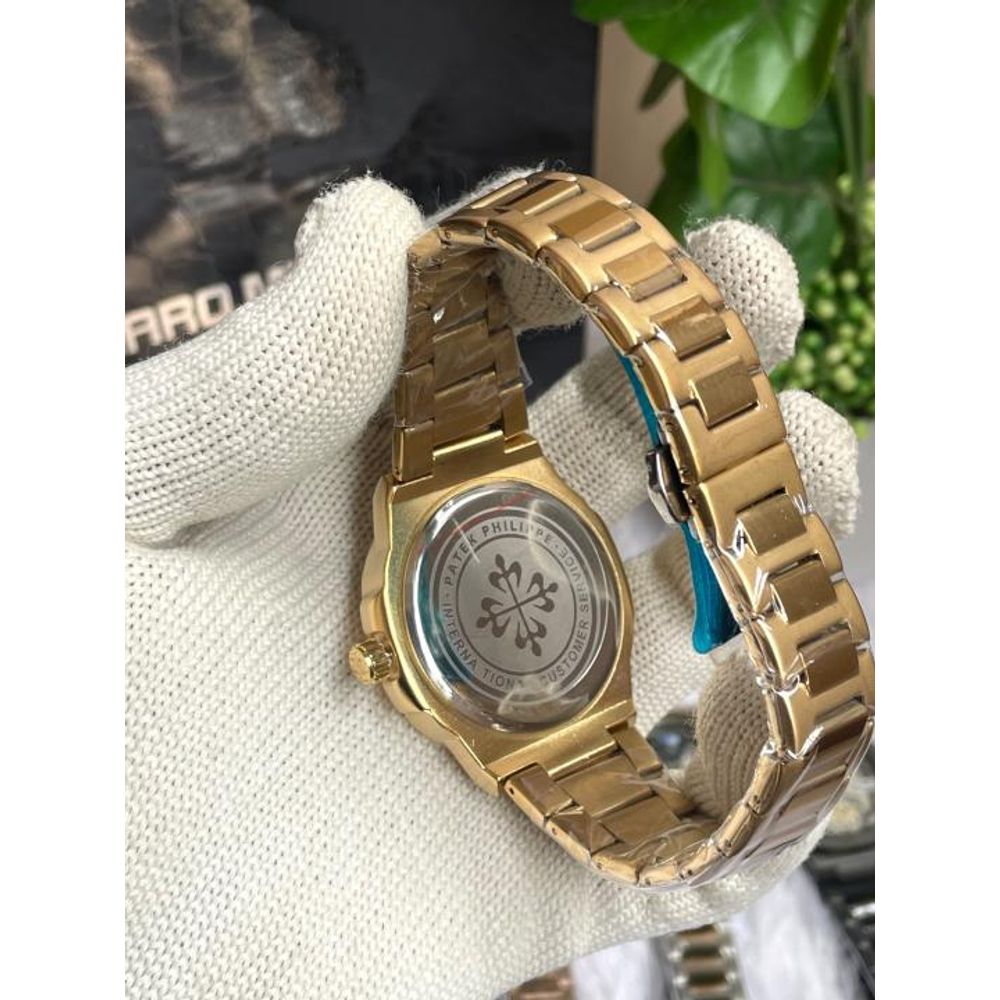 PATEK PHILIIPPE SUN GOLD BLACK DIAL AT456