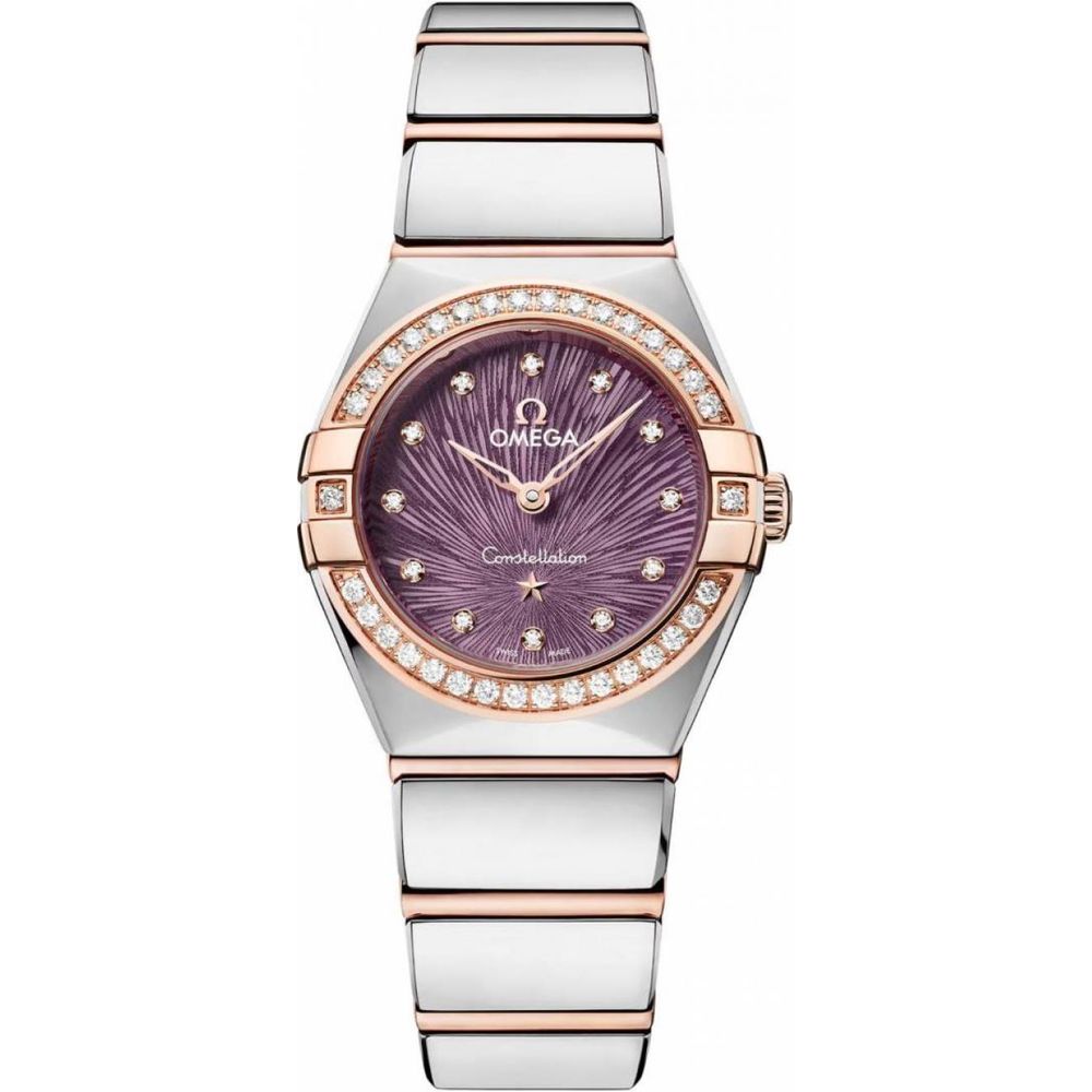 Omeg_ga Constellation Quartz luxury watch dimond