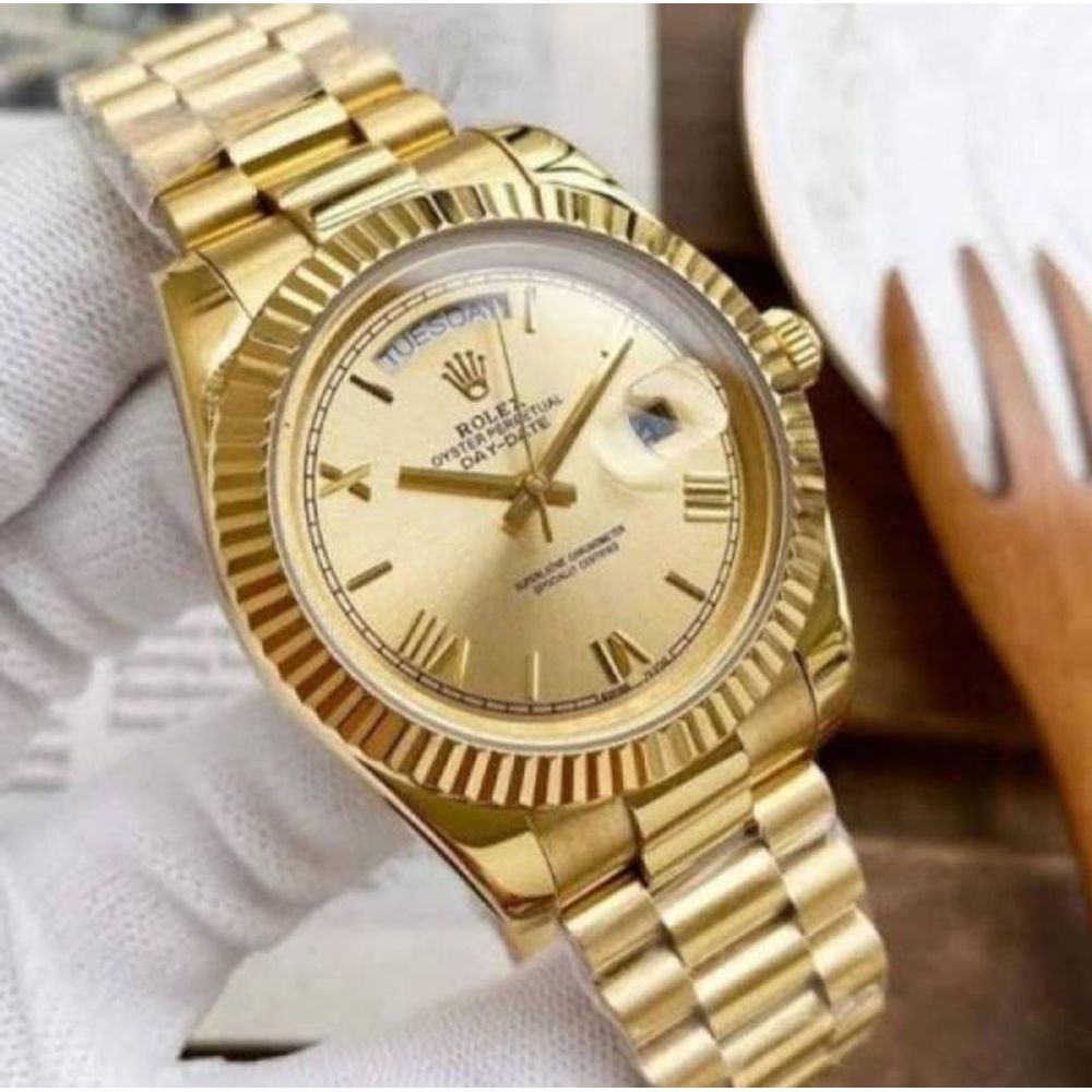 ROLE EX DAY DATE GOLD GOLD AUTOMATIC HEAVY 464