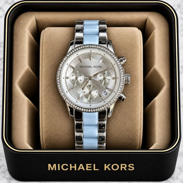 Micheal Kors Diamond Female watch (all working)