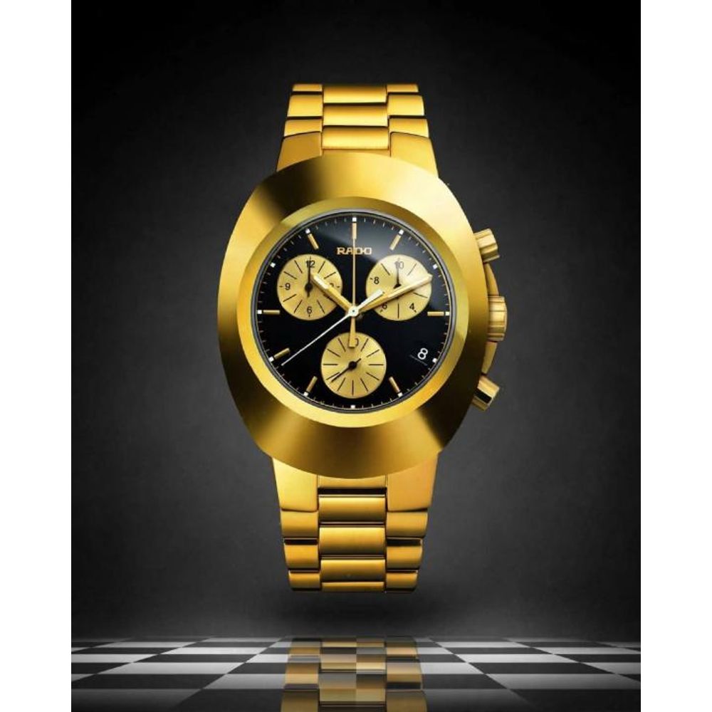 Raado 100M Chronograph AAA-QUALITY gold black line