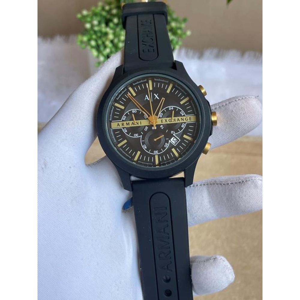 ArrWa%! Exchage AX2436 Chronograph Black AT525