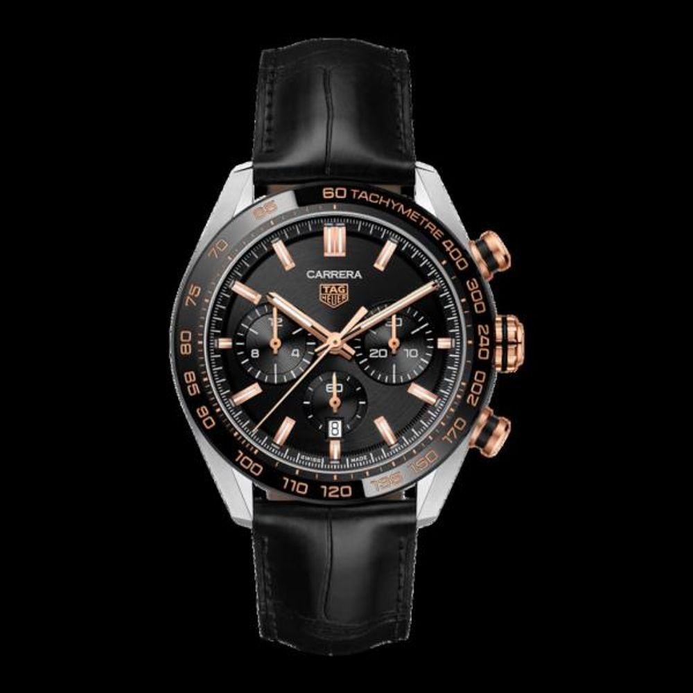 TAG Heueer Carrera Sport Chronograph black and brown