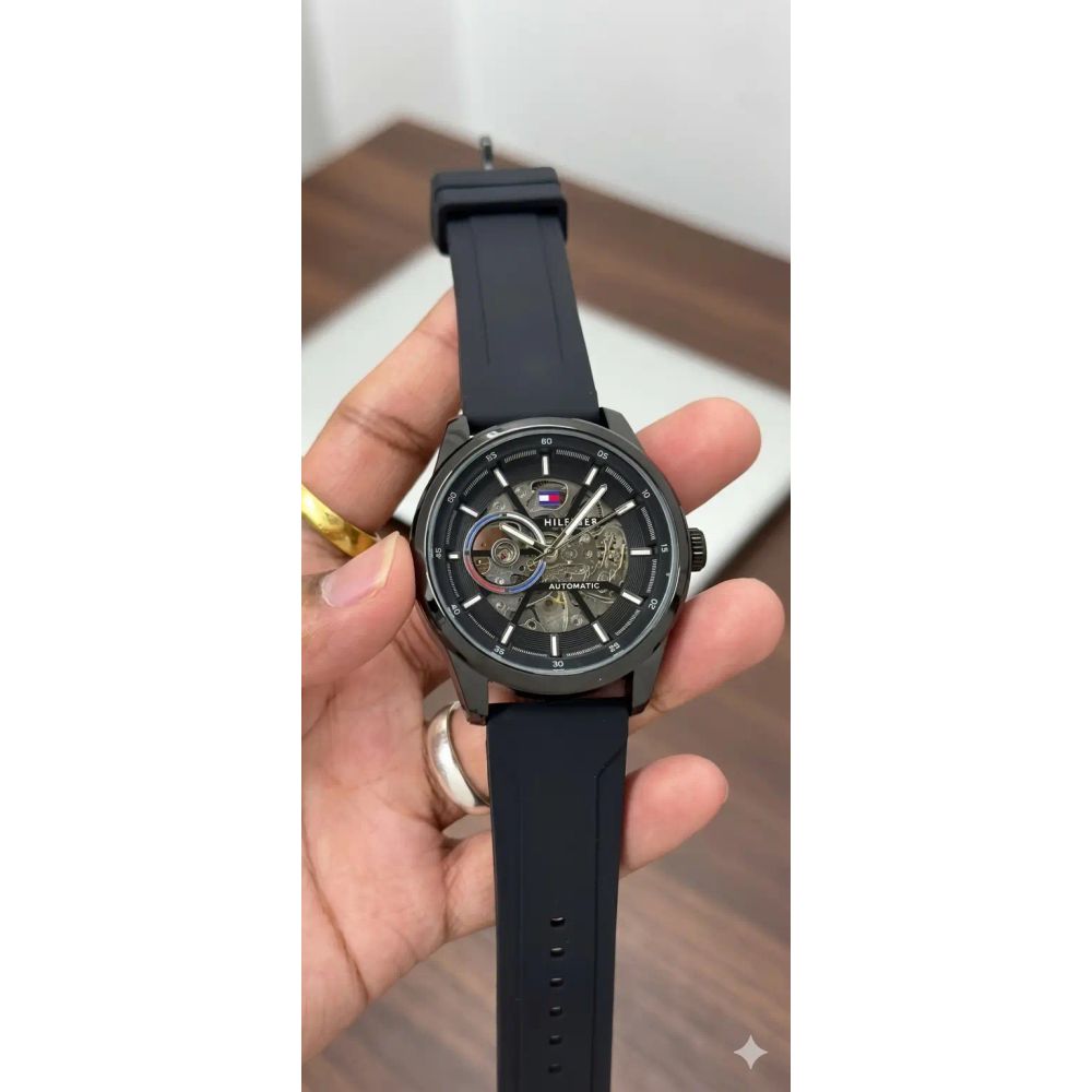 Tommy Hilfiger Automatic silicon belt