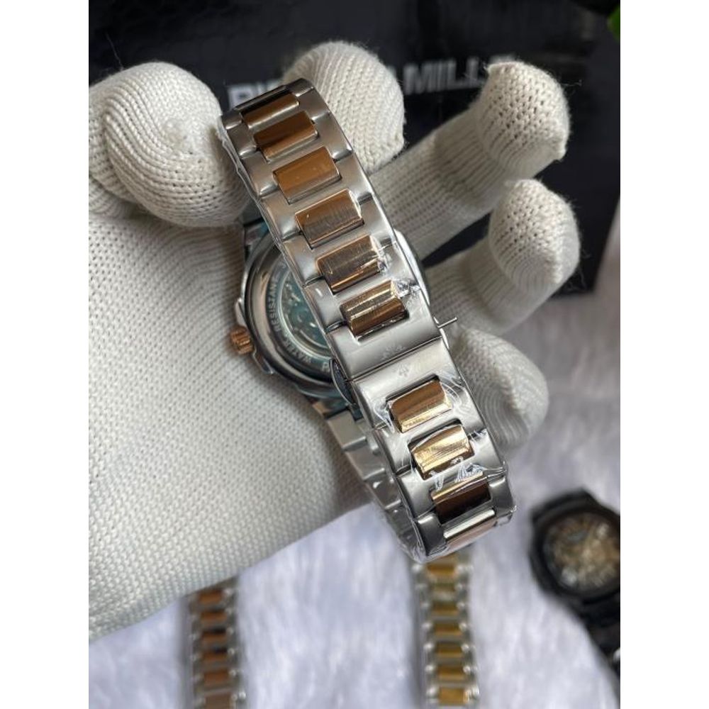 Patek Philipe Automatic Copper Two Tone Black Dial AT446