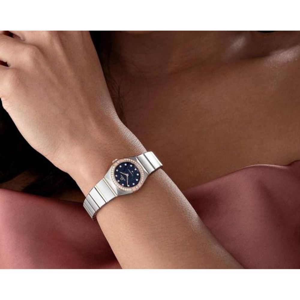 Omeg_ga Constellation Quartz luxury watch dimond