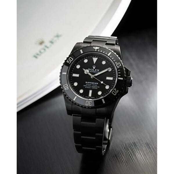 Rolee_x Oyster Perpetual Submarine Black