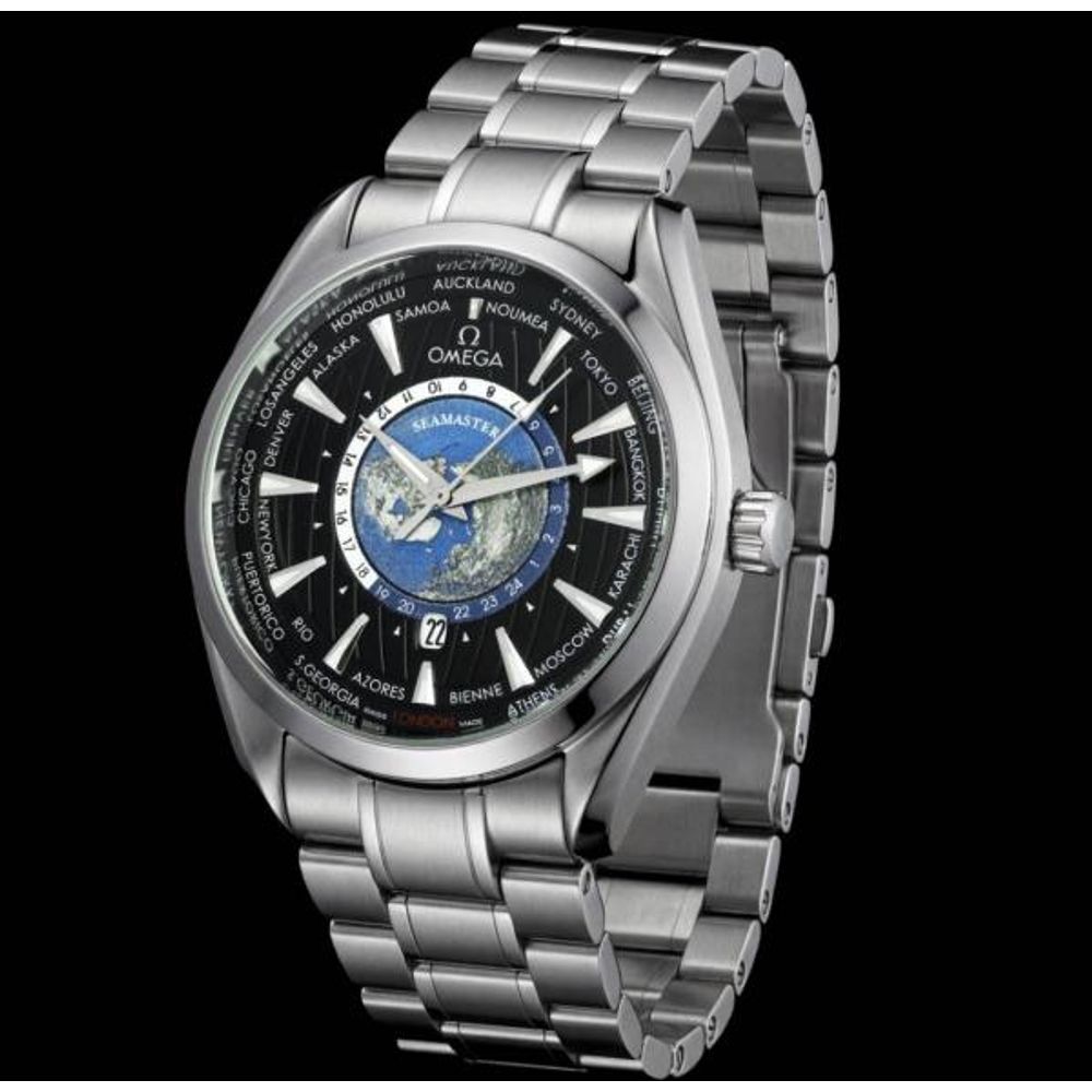 Omegga Seamaster Aqua Terra World Map ( Swift Movement )