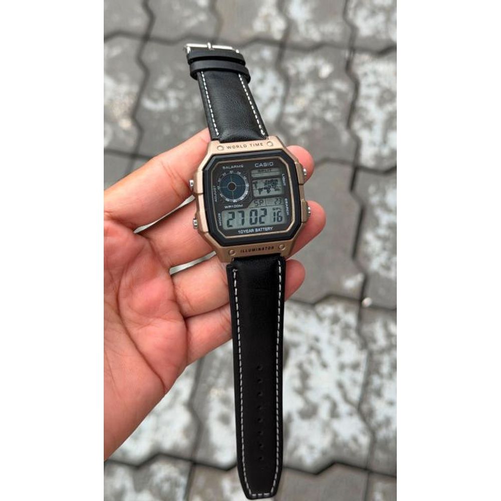 Casio AE1200 world time illuminator Mettal Body