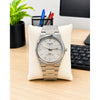 TISOT PRX SILVER WHITE TEXTURE DIAL AT358