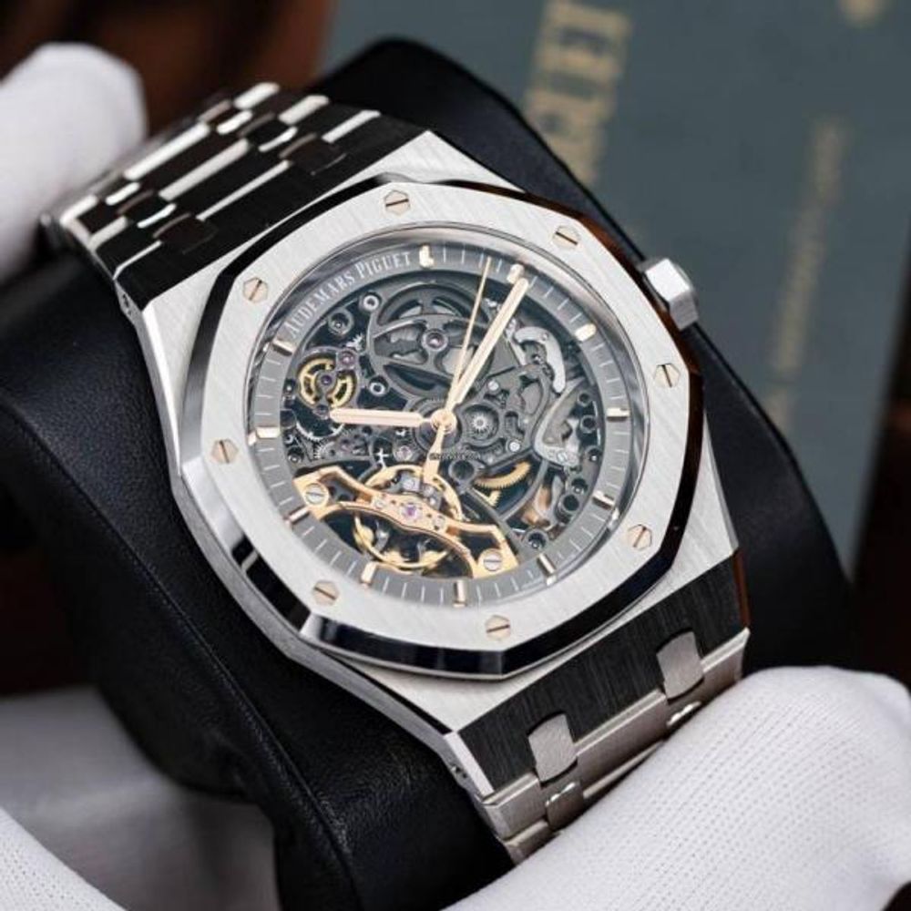 Audemars piguee_t Royal Oak Skeleton Automatic silver