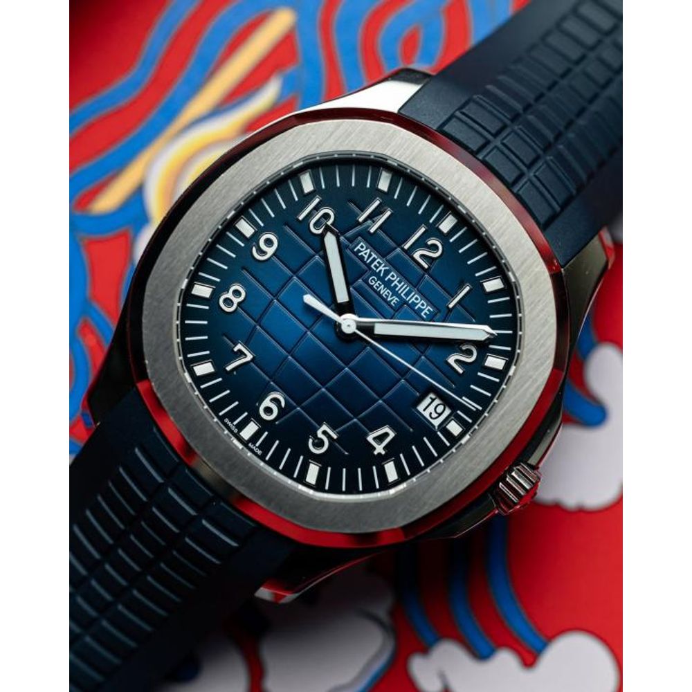 Pate_ek Philippe Aquanaut 5167R-001Bettry blue silver blue