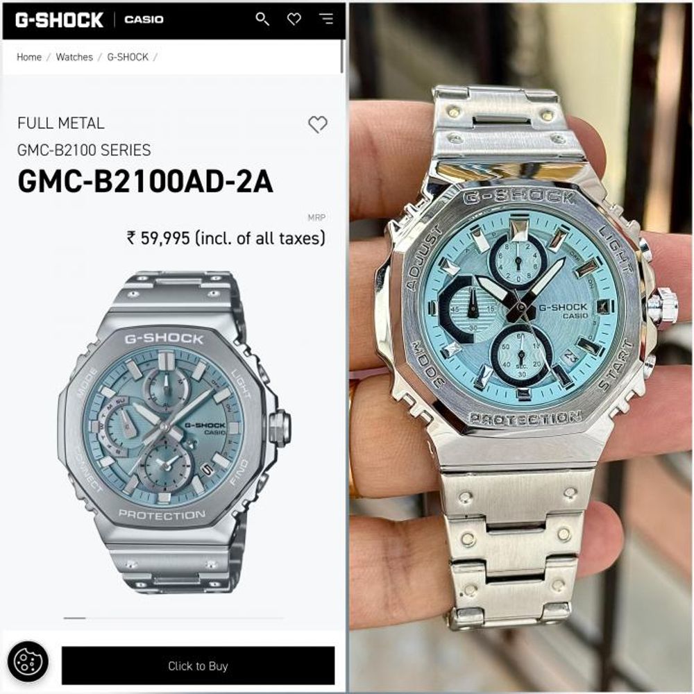 Casio G-Shock GMC-B2100ZE-1AJR silver Sky Blue