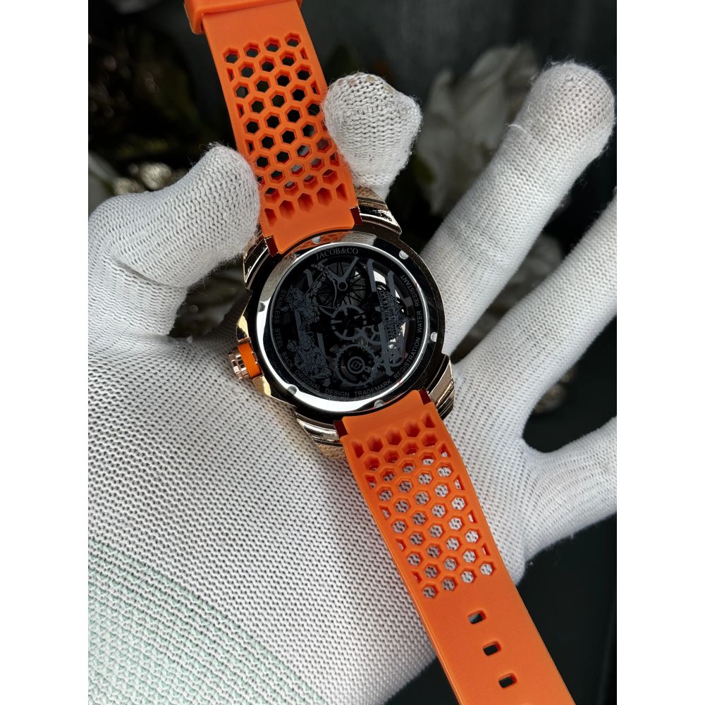 Jacob&Co. Ram Copper Orange Diamond Premium Watch