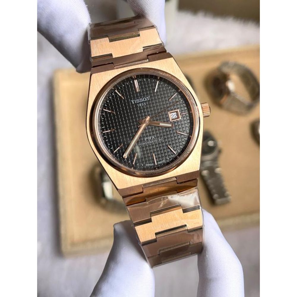 Tisot PRX Copper Black Dial Premium FST AT512