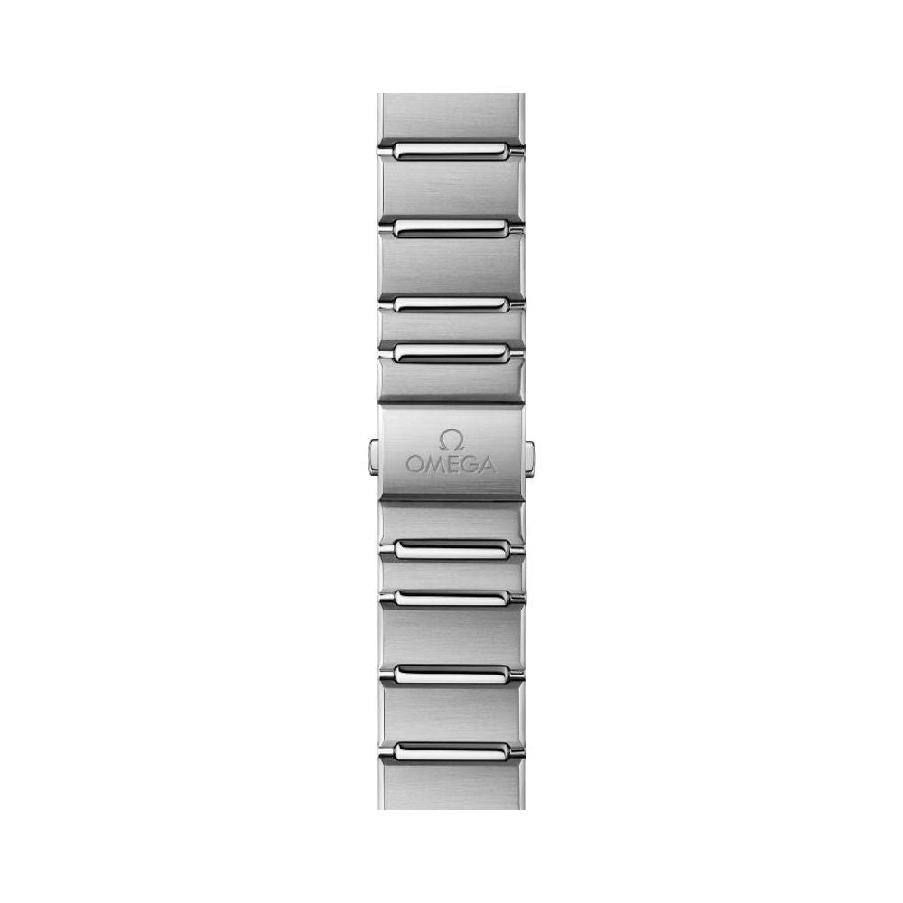 Omegha Constellation 41 mm Meteorite Watch silver white design