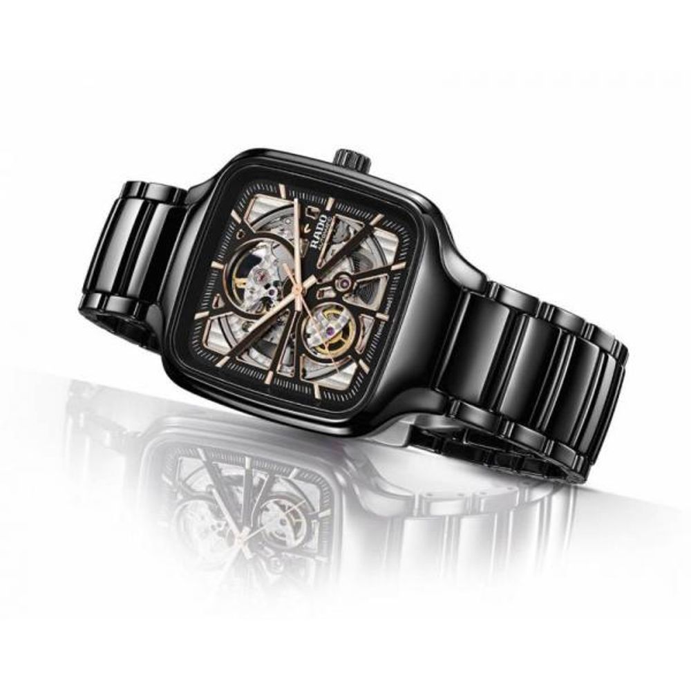 Radd_o True Square Automatic Ceramic Black-Copper