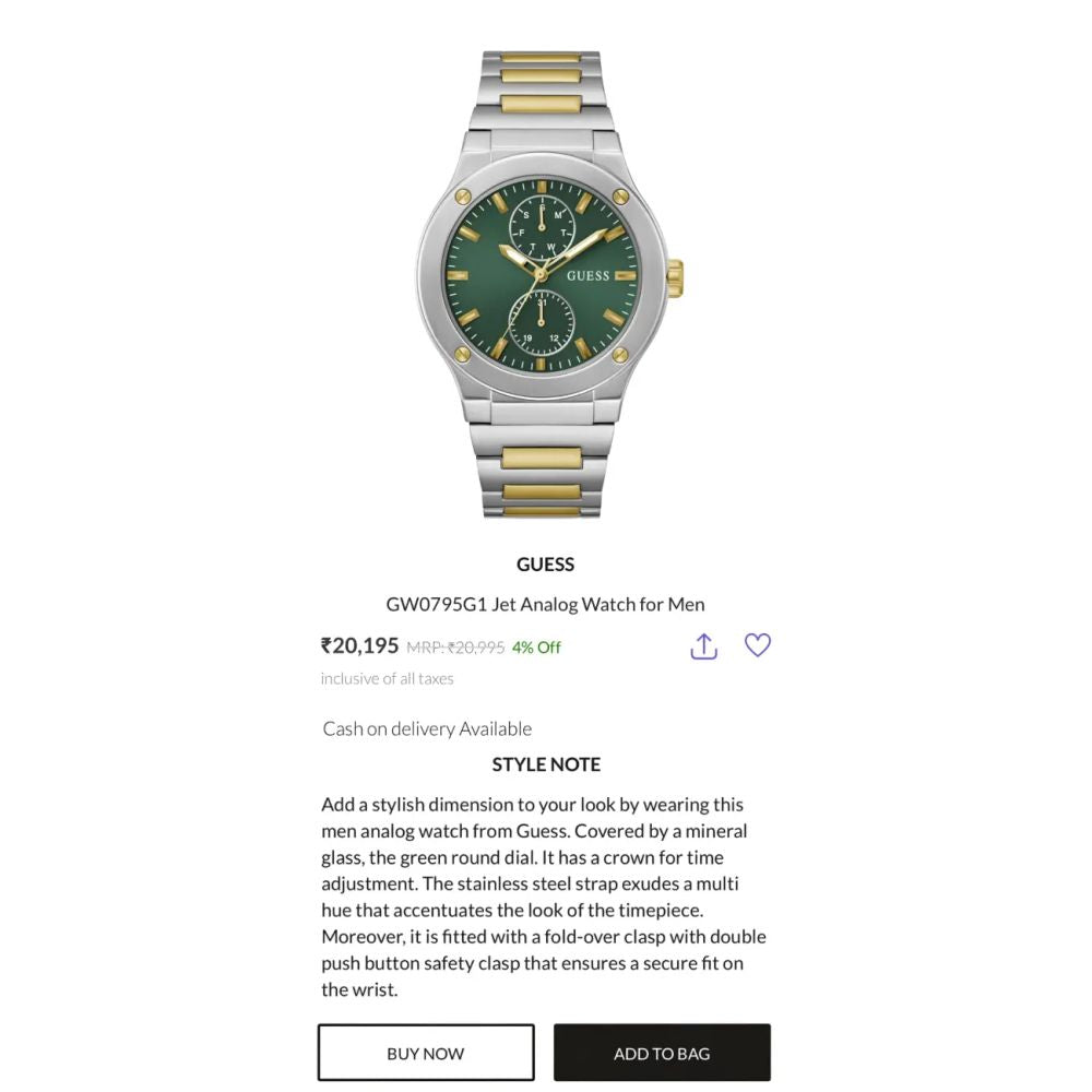Guess  Jet GW0795G1 For Mens