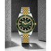Raddo Captain Cook Automatic watch 2 ton gold green