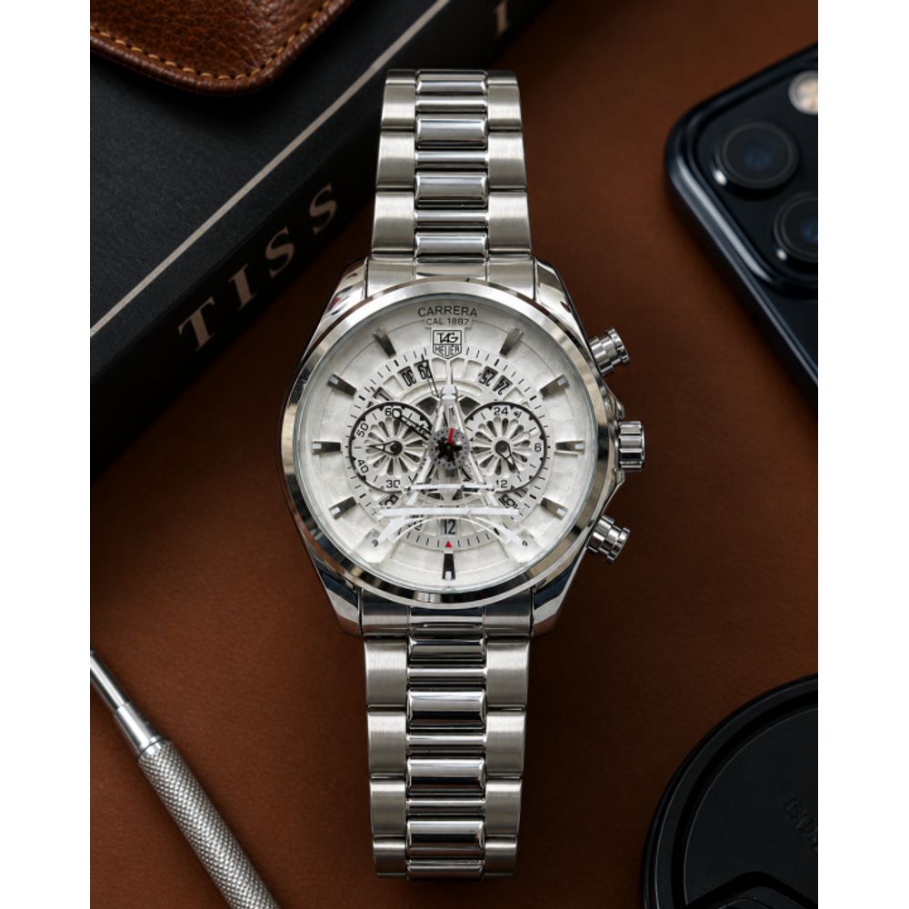 Tag Heuee_r Carrera Paris EiffelTower Silver-White