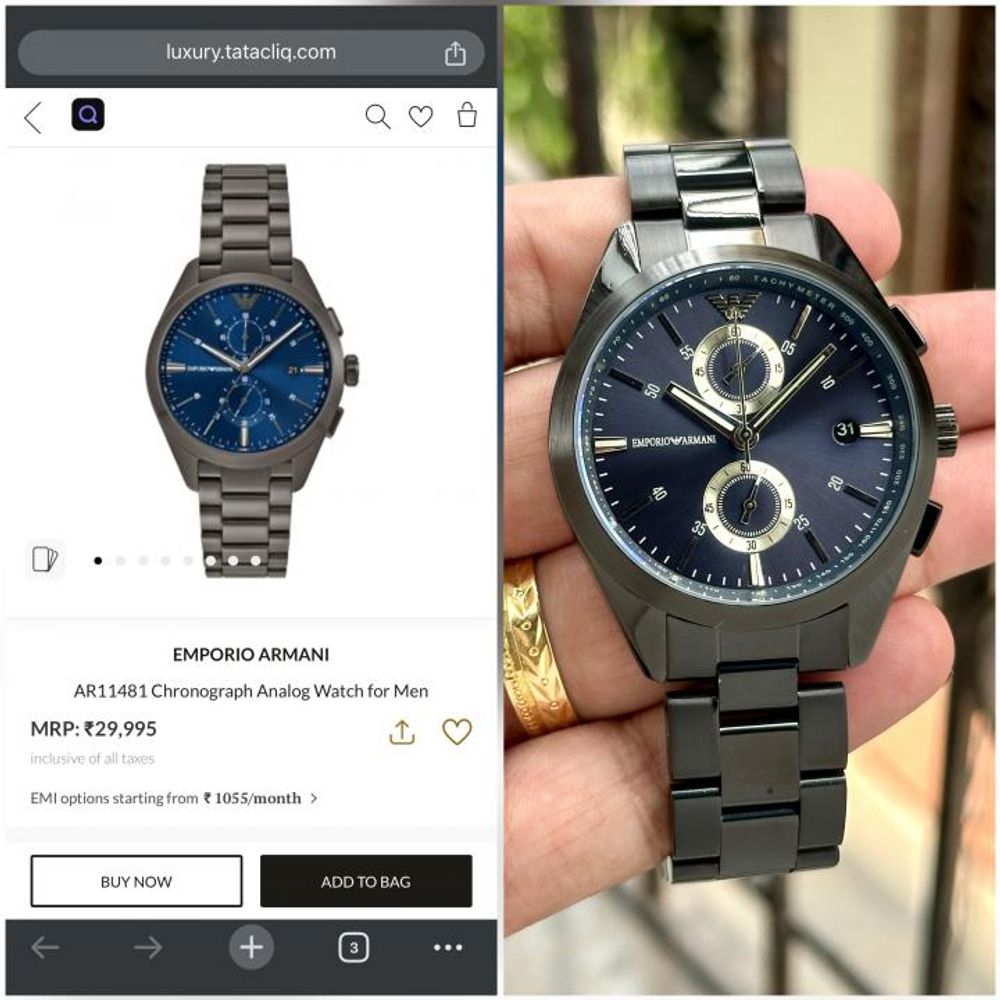 Emporio Arma_i Cloud Black Blue