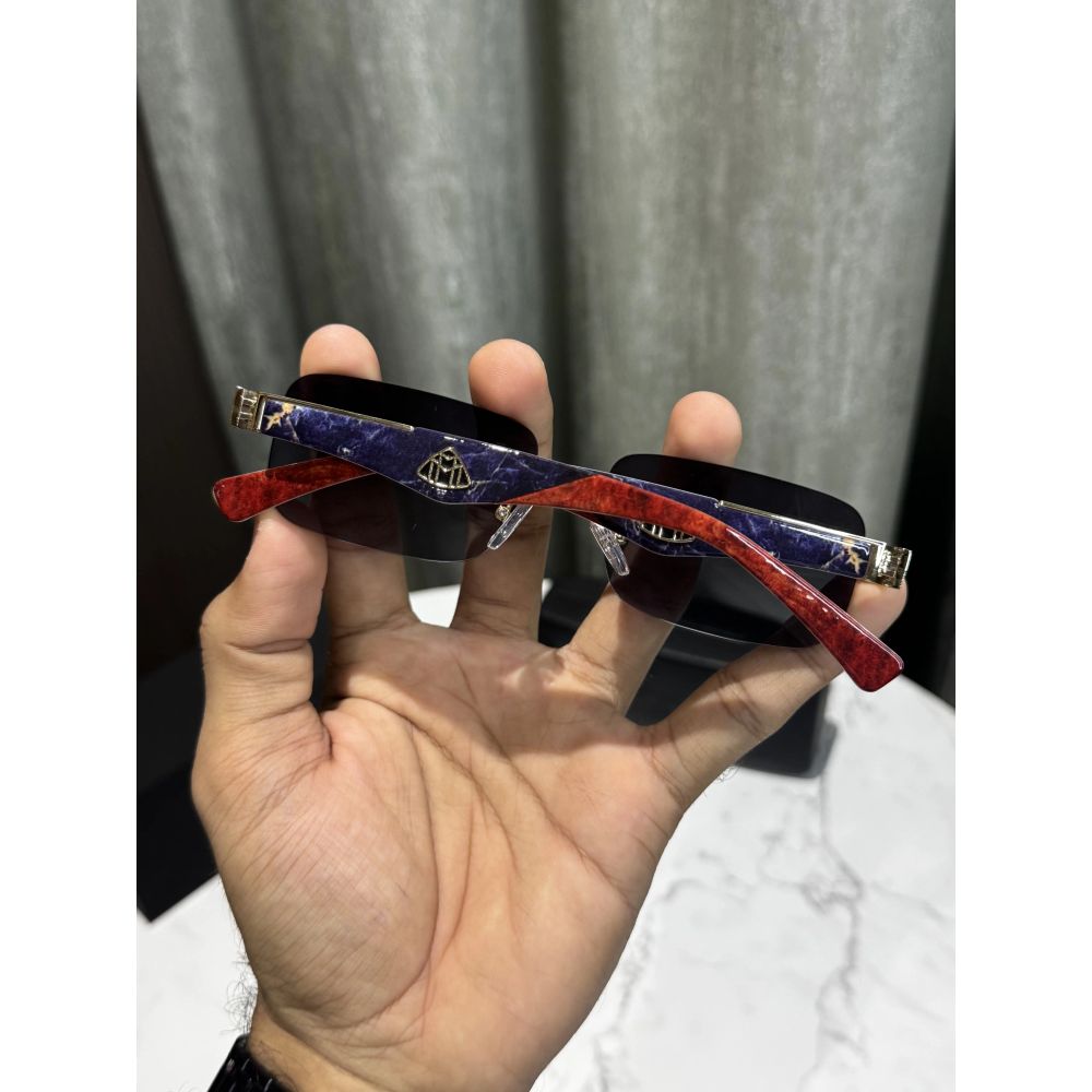 Maybach Marble Blue Black Premium Shades 7347